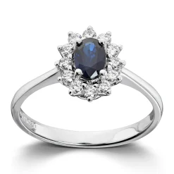 Ring Hvitt gull