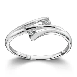 Ring Hvitt gull