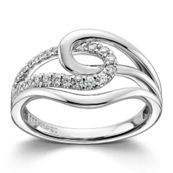 Ring Hvitt gull