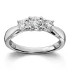 Ring Hvitt gull