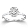 Ring Hvitt gull