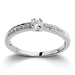 Ring Hvitt gull
