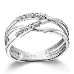 Ring Hvitt gull