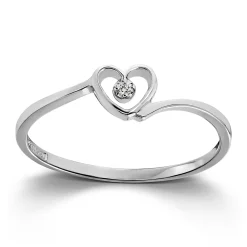 Ring Hvitt gull