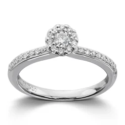 Ring Hvitt gull