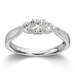 Ring Hvitt gull