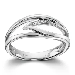 Ring Hvitt gull