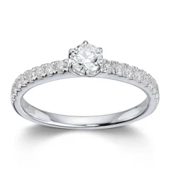 Ring Hvitt gull