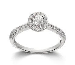 Ring Hvitt gull