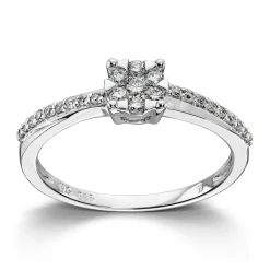 Ring Hvitt gull
