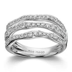 Ring Hvitt gull
