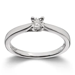 Ring Hvitt gull
