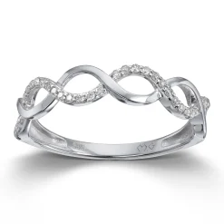 Ring Hvitt gull