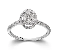 Ring Hvitt gull