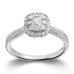 Ring Hvitt gull
