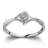 Ring Hvitt gull