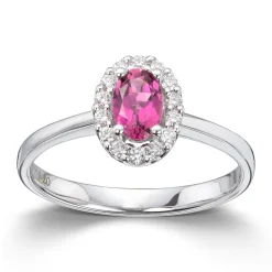 Ring Hvitt gull