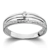 Ring Hvitt gull