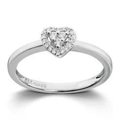 Ring Hvitt gull