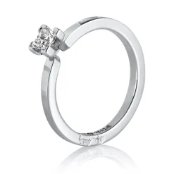 Ring Hvitt gull