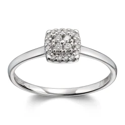 Ring Hvitt gull
