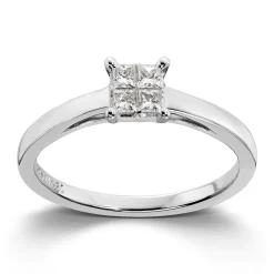 Ring Hvitt gull