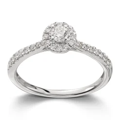 Ring Hvitt gull