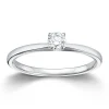 Ring Hvitt gull