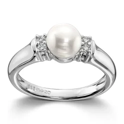 Ring Hvitt gull