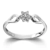 Ring Hvitt gull