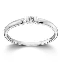 Ring Hvitt gull