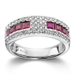 Ring Hvitt gull