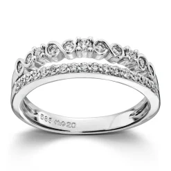 Ring Hvitt gull