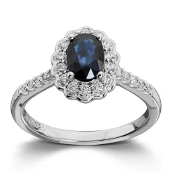 Ring Hvitt gull