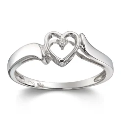 Ring Hvitt gull