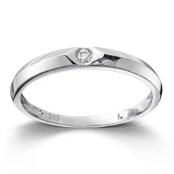 Ring Hvitt gull