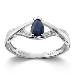 Ring Hvitt gull