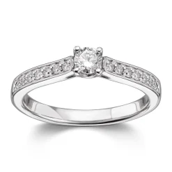 Ring Hvitt gull