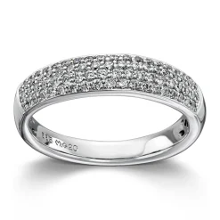 Ring Hvitt gull