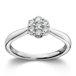 Ring Hvitt gull