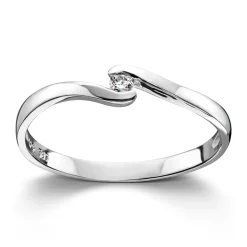 Ring Hvitt gull