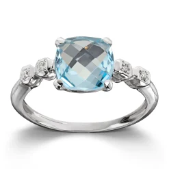 Ring Hvitt gull