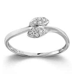Ring Hvitt gull
