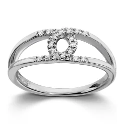 Ring Hvitt gull
