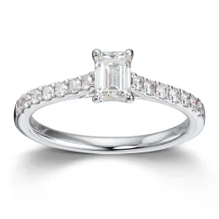 Ring Hvitt gull