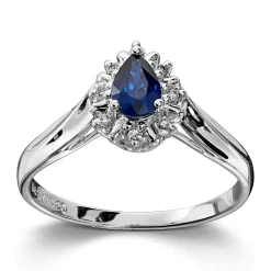 Ring Hvitt gull