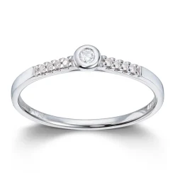 Ring Hvitt gull