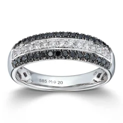 Ring Hvitt gull