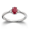 Ring Hvitt gull
