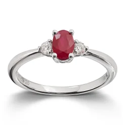 Ring Hvitt gull